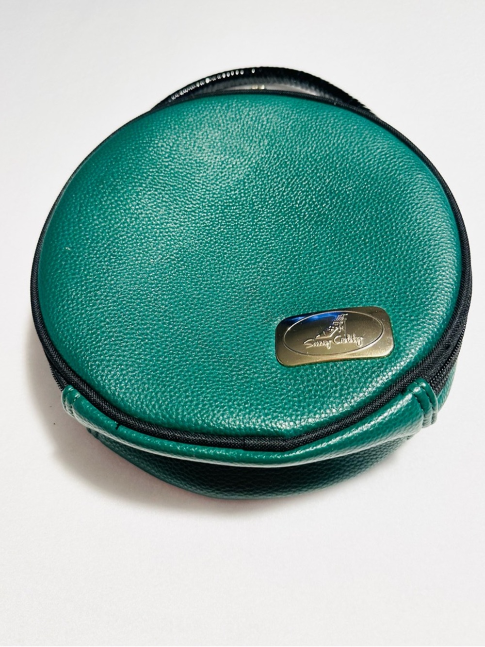 Sassy Caddy Emerald Green Round Golf Ball Top-Handle Purse Handbag - Picture 7 of 7